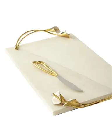 Michael Aram Calla Lily Cheese Board with Knife | Thumbnail 1
