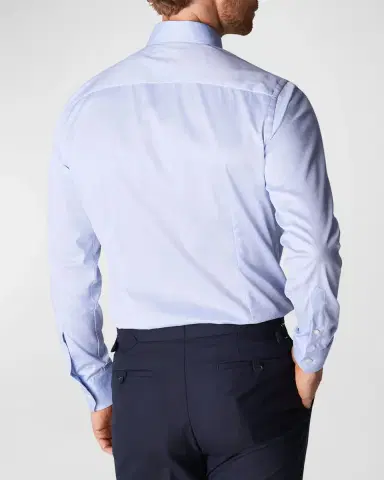 Eton Slim-Fit Twill Dress Shirt | Thumbnail 2 Eton Slim-Fit Twill Dress Shirt | Thumbnail 2