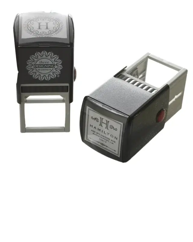 Three Designing Women Round Personal Stamper
