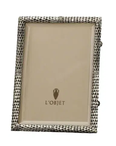 L 'Objet Scales Platinum-Plated Picture Frame | Thumbnail 1