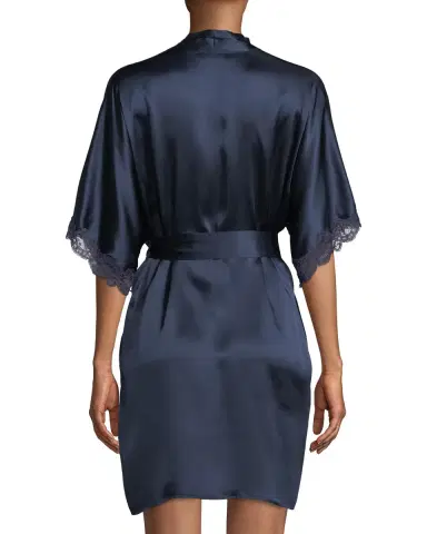 Christine Lingerie Bijoux Short Silk Robe | Thumbnail 2