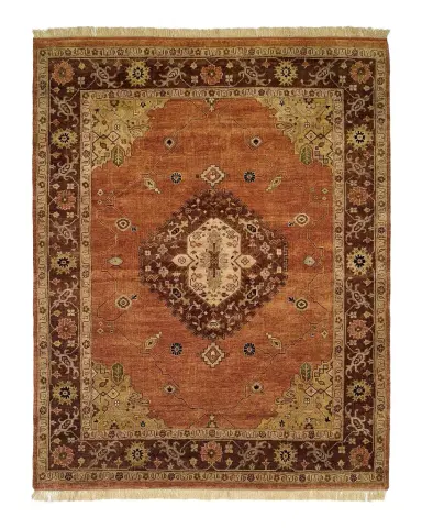 Haven & Loom Medallion Hand-Knotted Rug 10 ' x 14 ' | Thumbnail 1