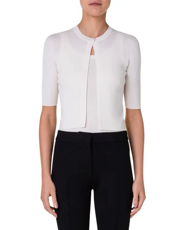 Half-Sleeve Short Cardigan