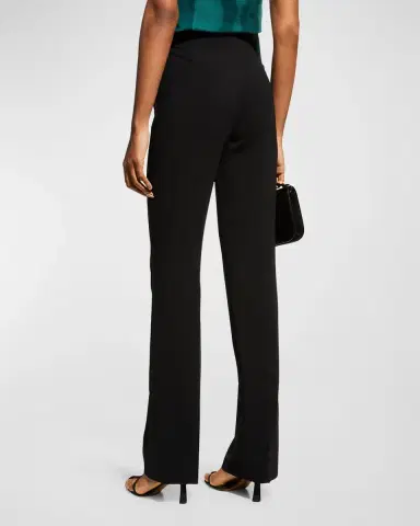Akris Carol Classic Flat-Front Pants | Thumbnail 2 Akris Carol Classic Flat-Front Pants | Thumbnail 2