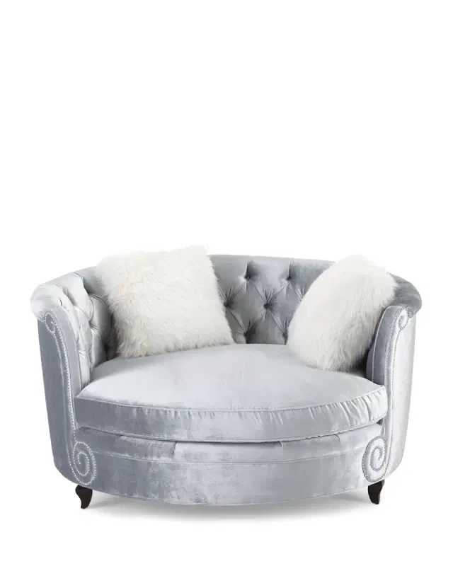 Harper Tufted Cuddle Chair