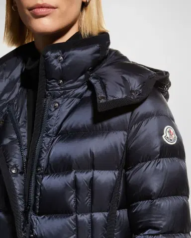 Moncler Hermine Hooded Puffer Jacket | Thumbnail 4