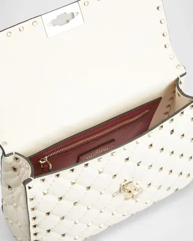Valentino Garavani Rockstud Spike Medium Quilted Top-Handle Bag | Thumbnail 2 Valentino Garavani Rockstud Spike Medium Quilted Top-Handle Bag | Thumbnail 2