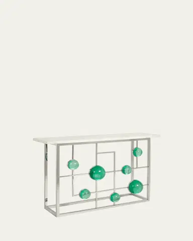 Jonathan Adler Globo Fretwork Console | Thumbnail 2 Jonathan Adler Globo Fretwork Console | Thumbnail 2