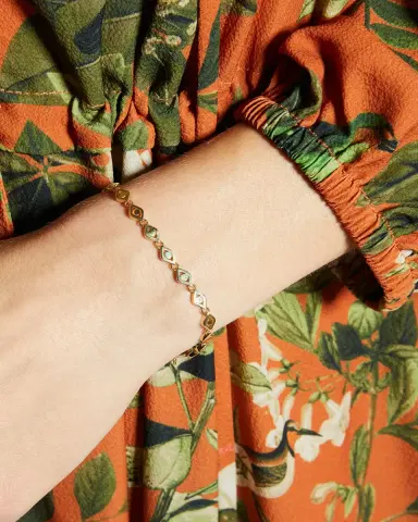 Sydney Evan Continuous Eye Link Bracelet | Thumbnail 2