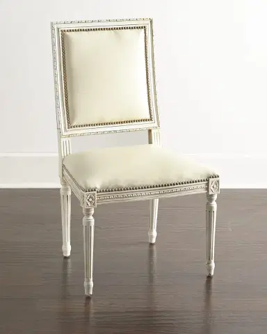 Massoud Ingram Leather Dining Chair | Thumbnail 1