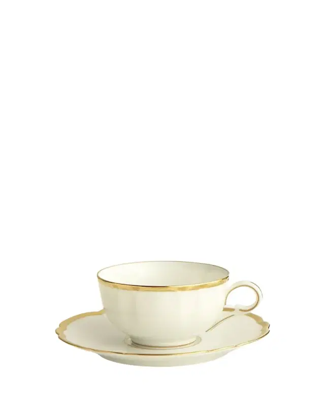 Haviland & Parlon Colette Gold Cup and Saucer