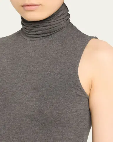MAJESTIC FILATURES Soft Touch Sleeveless Stretch Turtleneck | Thumbnail 5 MAJESTIC FILATURES Soft Touch Sleeveless Stretch Turtleneck | Thumbnail 5
