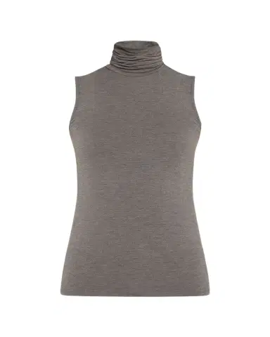 MAJESTIC FILATURES Soft Touch Sleeveless Stretch Turtleneck | Thumbnail 1 MAJESTIC FILATURES Soft Touch Sleeveless Stretch Turtleneck | Thumbnail 1