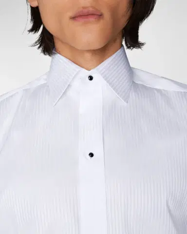 Eton Contemporary-Fit Tonal Satin Striped Formal Shirt | Thumbnail 10
