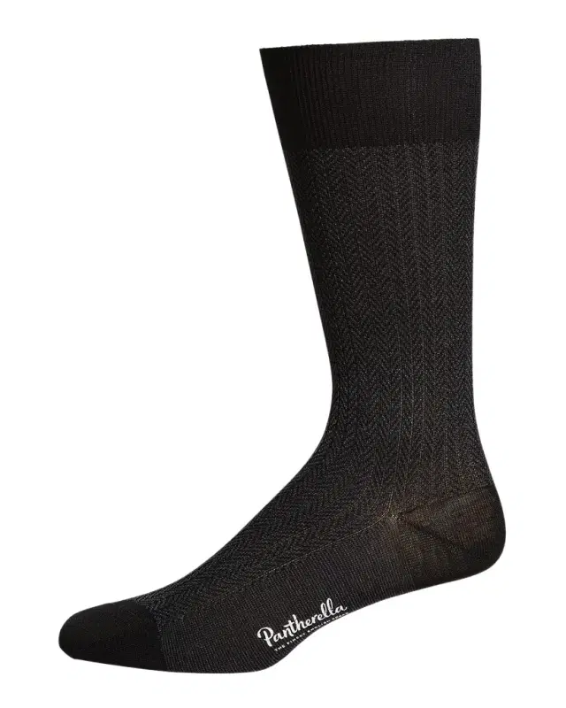 Men 's Fabian Chevron Pattern Egyptian Cotton Socks