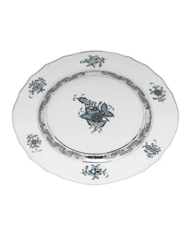 Herend Chinese Bouquet Turquoise & Platinum Bread & Butter Plate | Thumbnail 3