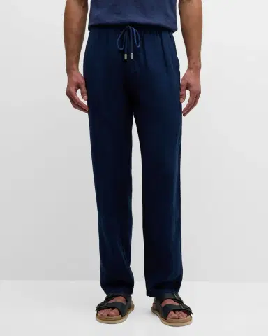 Vilebrequin Pacha Drawstring Linen Pants | Thumbnail 4 Vilebrequin Pacha Drawstring Linen Pants | Thumbnail 4