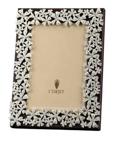 L'Objet Garland Swarovski® Crystal Picture Frame, 8x10" | Thumbnail 1