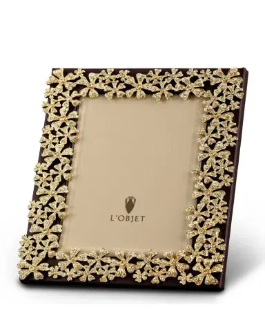 L'Objet Gold Garland 4" x 6" Picture Frame | Thumbnail 2