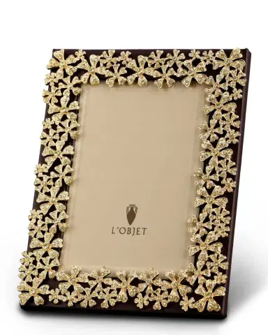 L'Objet Gold Garland 4" x 6" Picture Frame | Thumbnail 1