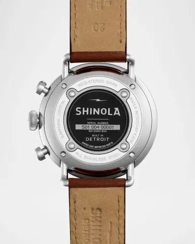 Shinola Men's 43mm Canfield Chronograph Watch | Thumbnail 3 Shinola Men's 43mm Canfield Chronograph Watch | Thumbnail 3