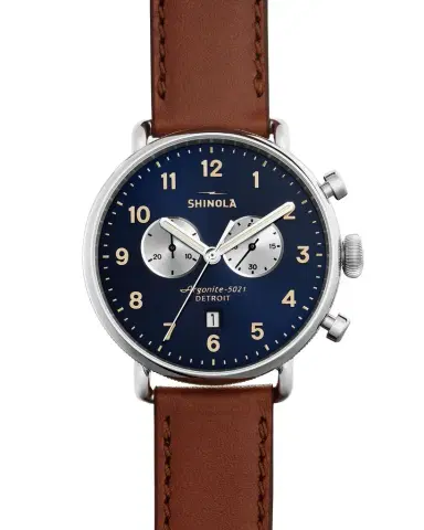Shinola Men's 43mm Canfield Chronograph Watch | Thumbnail 1 Shinola Men's 43mm Canfield Chronograph Watch | Thumbnail 1