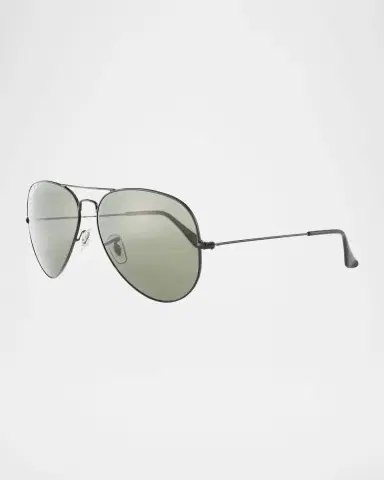 Ray-Ban Metal Aviator Sunglasses, 58MM | Thumbnail 2 Ray-Ban Metal Aviator Sunglasses, 58MM | Thumbnail 2