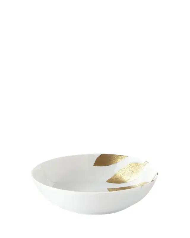 Haviland & Parlon Daphne White Gold-Leaf Cereal Bowl