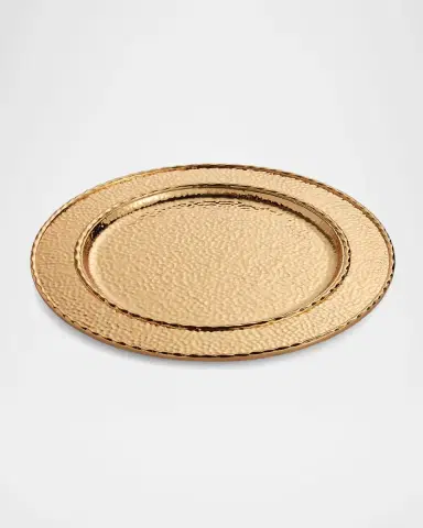 Michael Aram Hammertone Goldtone Charger | Thumbnail 4