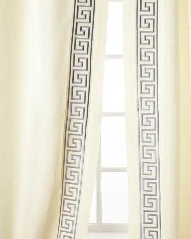 Home Silks Felix Curtain Panels, 108" | Thumbnail 2