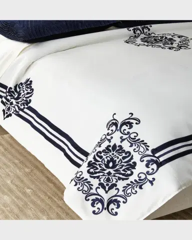 Callisto Home Estevo Linen Duvet | Thumbnail 2