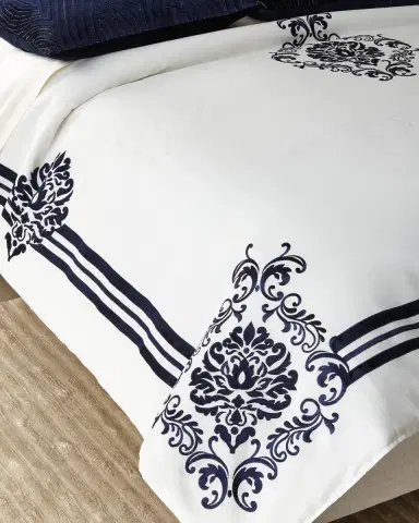 Callisto Home Estevo Linen Duvet | Thumbnail 1