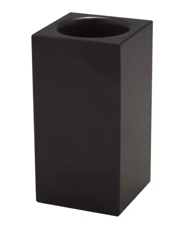 Myrtus Collection Jet Black Marble Tumbler