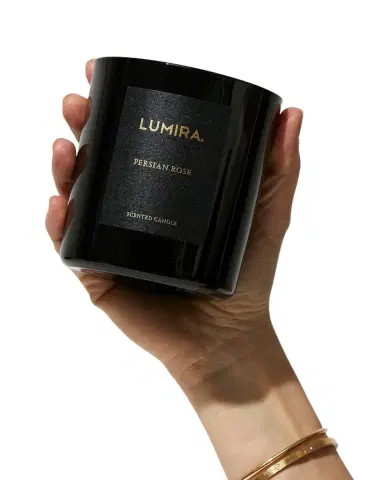 Lumira 10.6 oz. Persian Rose Scented Candle | Thumbnail 1 Lumira 10.6 oz. Persian Rose Scented Candle | Thumbnail 1