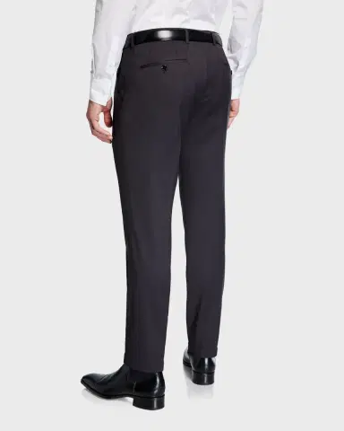 BOSS Men's Genesis Slim-Fit Wool Trousers | Thumbnail 2