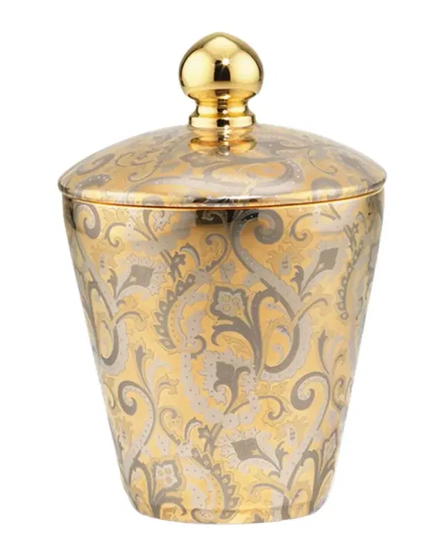 Stefano Ricci Tricolor Paisley Aureum Candle