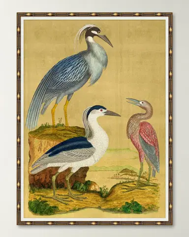 Wendover Art Group "Majestic Cranes on Gold I" Giclee Art | Thumbnail 4 Wendover Art Group "Majestic Cranes on Gold I" Giclee Art | Thumbnail 4