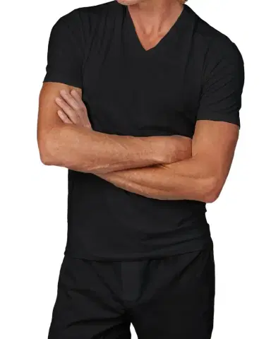 Neiman Marcus Men's 3-Pack Cotton Stretch T-Shirts | Thumbnail 1