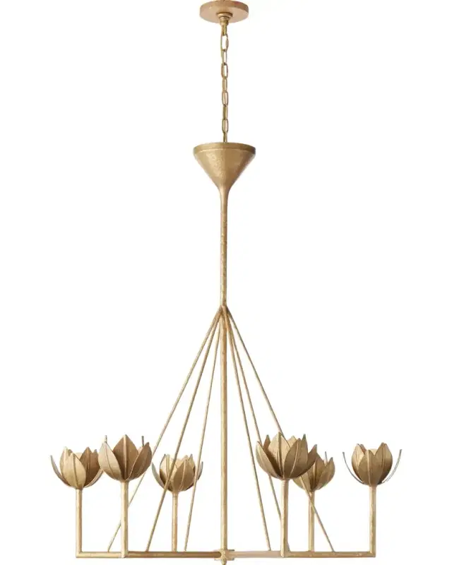 Alberto Large Single Tier Chandelier By Julie Neill
