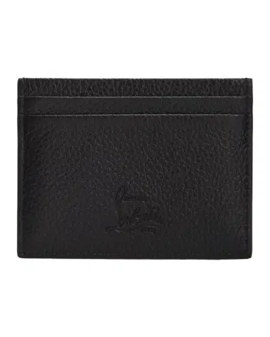 Christian Louboutin Men's Kios Spiked Leather Card Case | Thumbnail 1 Christian Louboutin Men's Kios Spiked Leather Card Case | Thumbnail 1