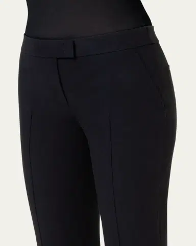 Akris punto Frankie Straight-Leg Cotton-Stretch Cropped Pants | Thumbnail 5