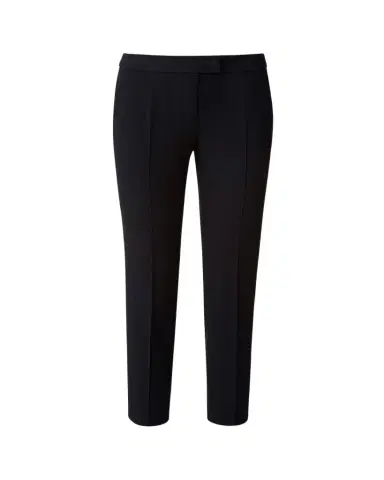 Akris punto Frankie Straight-Leg Cotton-Stretch Cropped Pants | Thumbnail 1