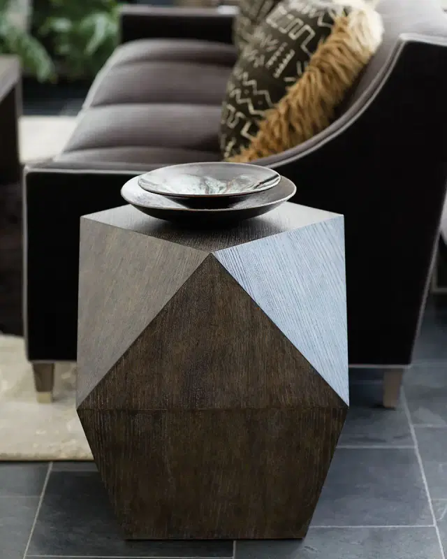 Linea Square Dimensional End Table