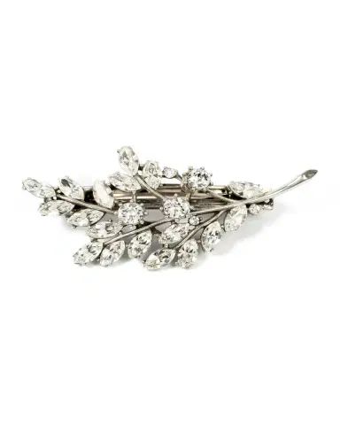 ben-amun Crystal Leaf Hair Barrette | Thumbnail 3 ben-amun Crystal Leaf Hair Barrette | Thumbnail 3
