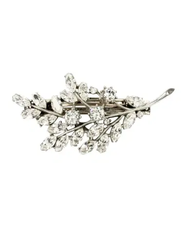 ben-amun Crystal Leaf Hair Barrette | Thumbnail 1 ben-amun Crystal Leaf Hair Barrette | Thumbnail 1