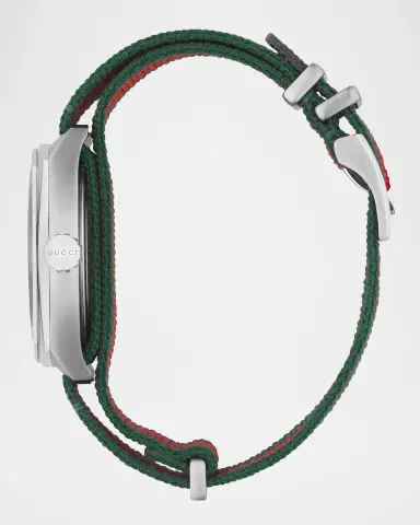 Gucci GG2570 41mm Stainless Steel-Nylon Watch | Thumbnail 3 Gucci GG2570 41mm Stainless Steel-Nylon Watch | Thumbnail 3