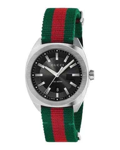 Gucci GG2570 41mm Stainless Steel-Nylon Watch | Thumbnail 1 Gucci GG2570 41mm Stainless Steel-Nylon Watch | Thumbnail 1