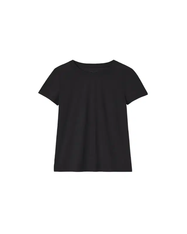 Lafayette 148 New York Modern Short-Sleeve Cotton Jersey Tee
