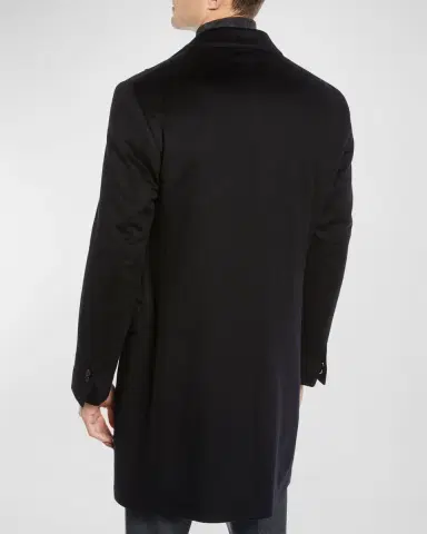 CORNELIANI Men's ID Wool Top Coat | Thumbnail 3