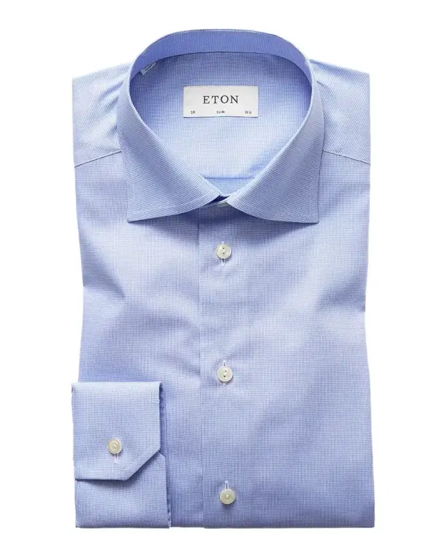 Men's Slim-Fit Micro Houndstooth Dress Shirt Men's Slim-Fit Micro Houndstooth Dress Shirt